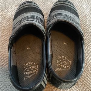 Dansko striped clogs